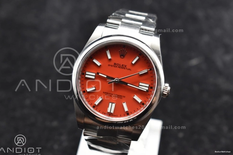Red Steel Unisex Dial 1:1 124300 Perpetual Edition VR 904L 41mm Oyster Clean Best 938 0129